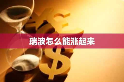 瑞波怎么能涨起来