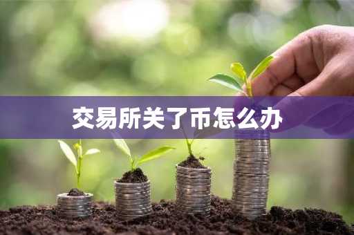 交易所关了币怎么办