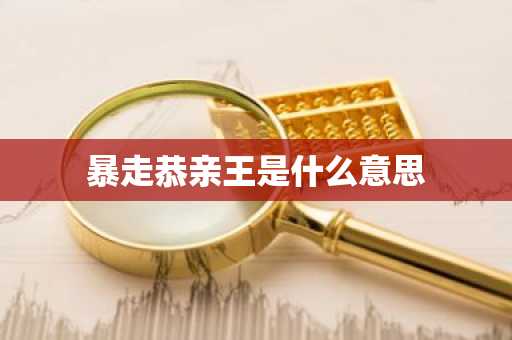 暴走恭亲王是什么意思