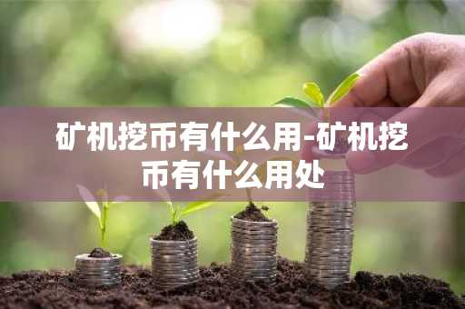 矿机挖币有什么用-矿机挖币有什么用处