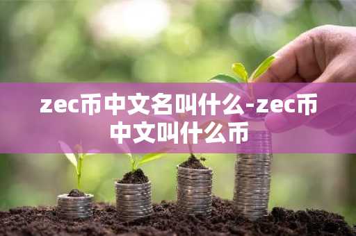 zec币中文名叫什么-zec币中文叫什么币