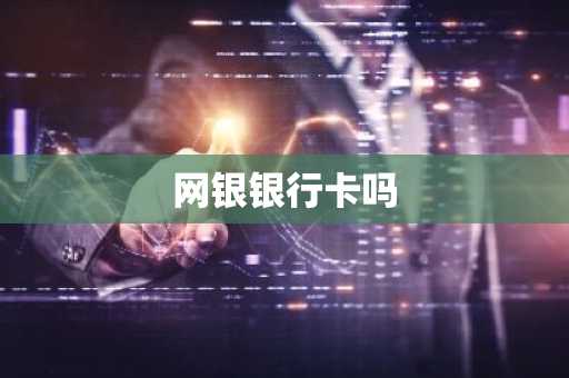 网银银行卡吗