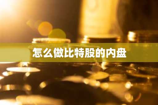 怎么做比特股的内盘