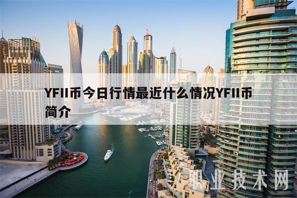 YFII币今日行情最近什么情况YFII币简介