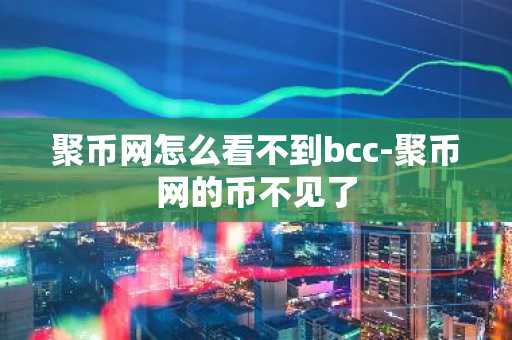聚币网怎么看不到bcc-聚币网的币不见了