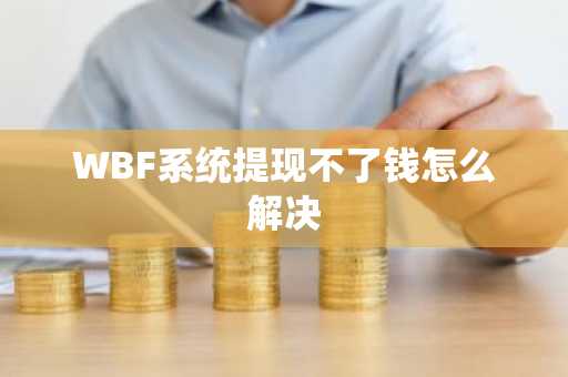 WBF系统提现不了钱怎么解决
