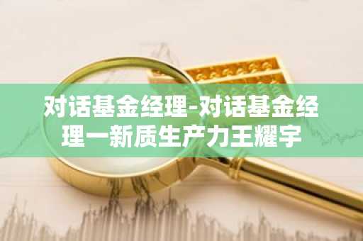 对话基金经理-对话基金经理一新质生产力王耀宇