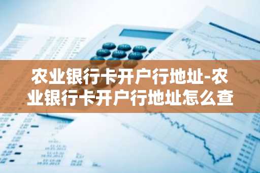 农业银行卡开户行地址-农业银行卡开户行地址怎么查询