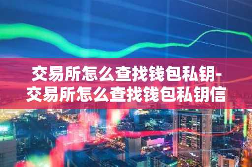 交易所怎么查找钱包私钥-交易所怎么查找钱包私钥信息