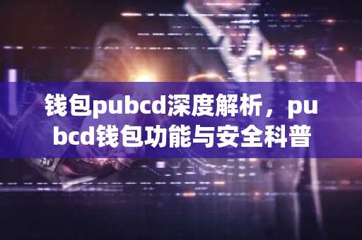 钱包pubcd深度解析，pubcd钱包功能与安全科普
