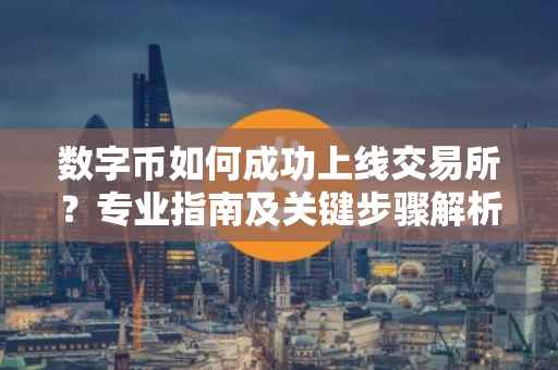 数字币如何成功上线交易所？专业指南及关键步骤解析