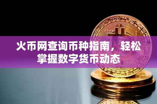 火币网查询币种指南，轻松掌握数字货币动态