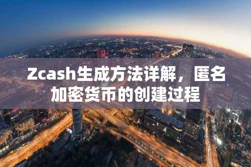 Zcash生成方法详解，匿名加密货币的创建过程