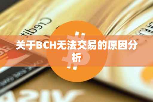 关于BCH无法交易的原因分析