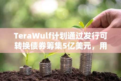 TeraWulf计划通过发行可转换债券筹集5亿美元，用于人工智能数据中心扩张。