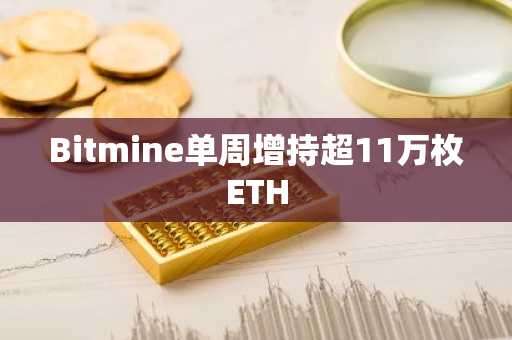 Bitmine单周增持超11万枚ETH