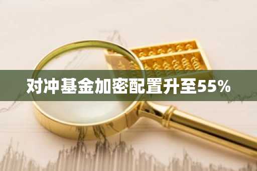 对冲基金加密配置升至55%