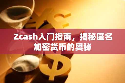 Zcash入门指南，揭秘匿名加密货币的奥秘