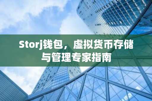 Storj钱包，虚拟货币存储与管理专家指南