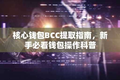 核心钱包BCC提取指南，新手必看钱包操作科普