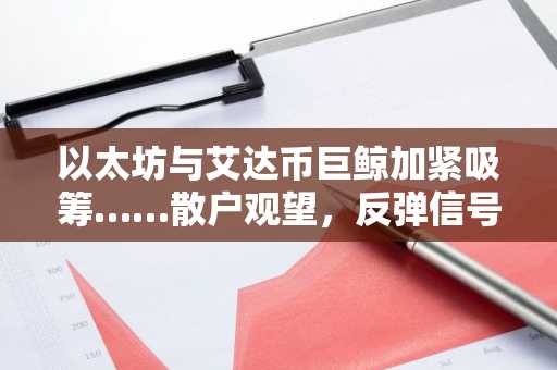 以太坊与艾达币巨鲸加紧吸筹……散户观望，反弹信号显著