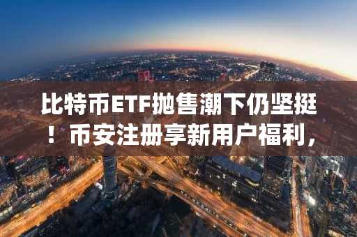 比特币ETF抛售潮下仍坚挺！币安注册享新用户福利，立即下载App交易BTC