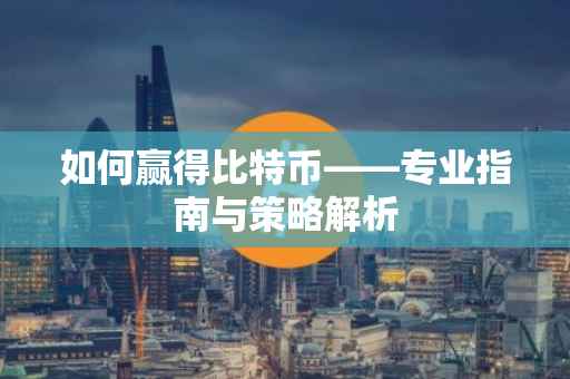 如何赢得比特币——专业指南与策略解析
