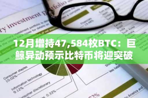 12月增持47,584枚BTC：巨鲸异动预示比特币将迎突破行情？