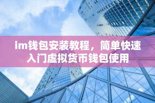 im钱包安装教程，简单快速入门虚拟货币钱包使用