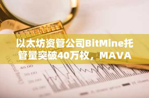 以太坊资管公司BitMine托管量突破40万枚，MAVAN网络2026年上线