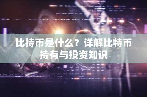 比持币是什么？详解比特币持有与投资知识