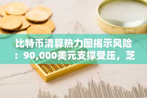 比特币清算热力图揭示风险：90,000美元支撑受压，芝麻开门入口助你安全布局