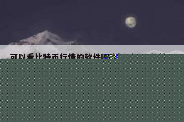 可以看比特币行情的软件哪个好（什么软件可以看比特币实时行情）