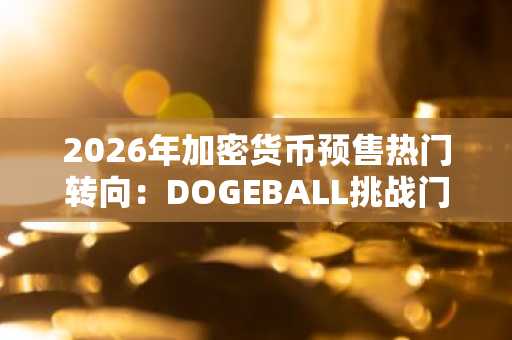 2026年加密货币预售热门转向：DOGEBALL挑战门罗币与佩佩币地位