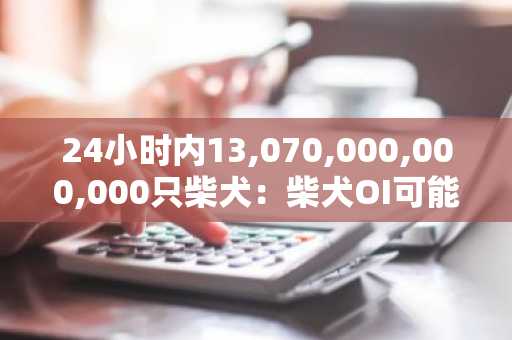 24小时内13,070,000,000,000只柴犬：柴犬OI可能很快会翻转
