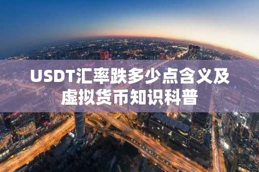 USDT汇率跌多少点含义及虚拟货币知识科普