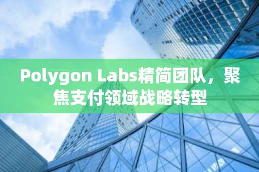 Polygon Labs精简团队，聚焦支付领域战略转型