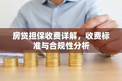 房贷担保收费详解，收费标准与合规性分析