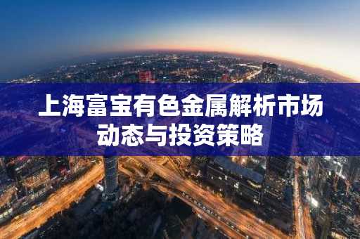 上海富宝有色金属解析市场动态与投资策略
