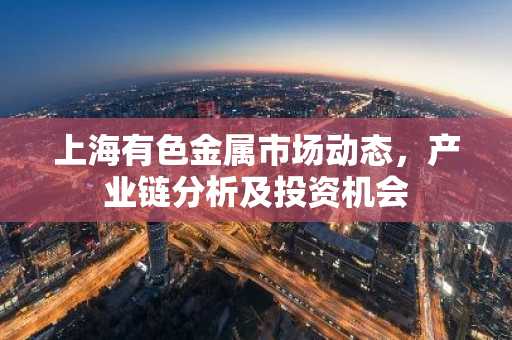 上海有色金属市场动态，产业链分析及投资机会