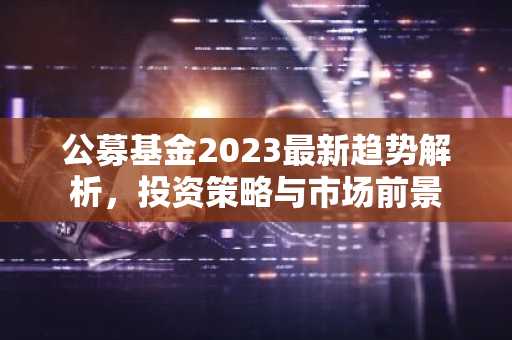 公募基金2023最新趋势解析，投资策略与市场前景