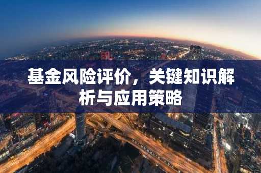 基金风险评价，关键知识解析与应用策略