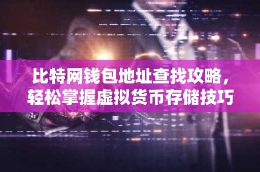 比特网钱包地址查找攻略，轻松掌握虚拟货币存储技巧