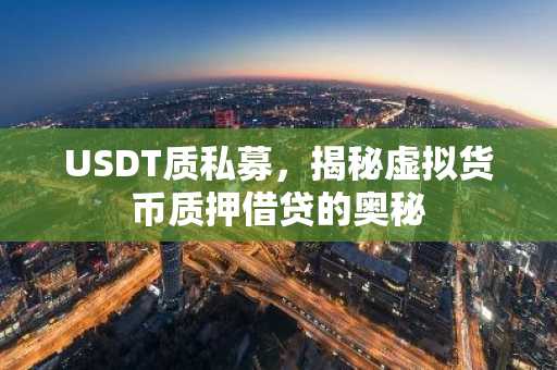USDT质私募，揭秘虚拟货币质押借贷的奥秘