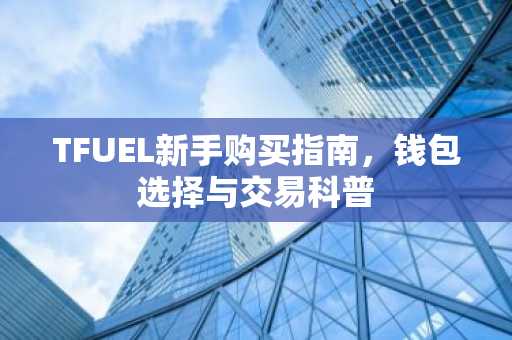 TFUEL新手购买指南，钱包选择与交易科普