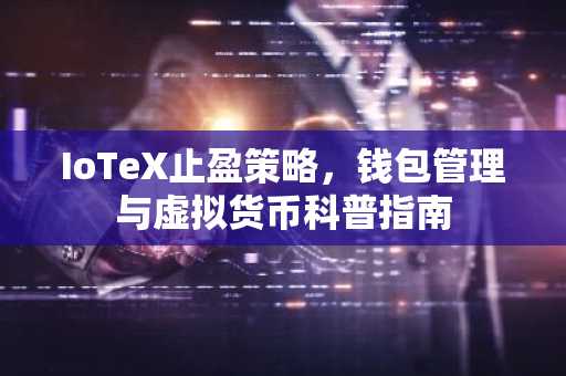 IoTeX止盈策略，钱包管理与虚拟货币科普指南
