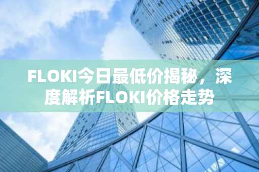 FLOKI今日最低价揭秘，深度解析FLOKI价格走势