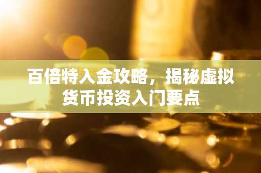 百倍特入金攻略，揭秘虚拟货币投资入门要点