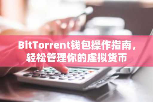 BitTorrent钱包操作指南，轻松管理你的虚拟货币